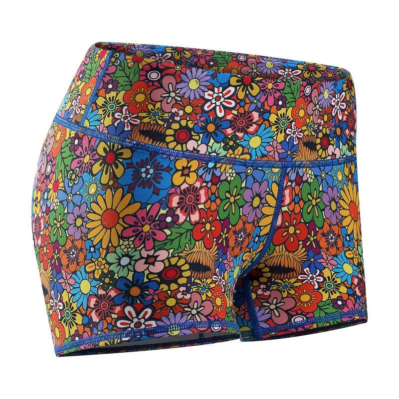 Tough Mode Women's 3" Athletic Workout Volleyball Running WOD Compression Shorts - Image 1